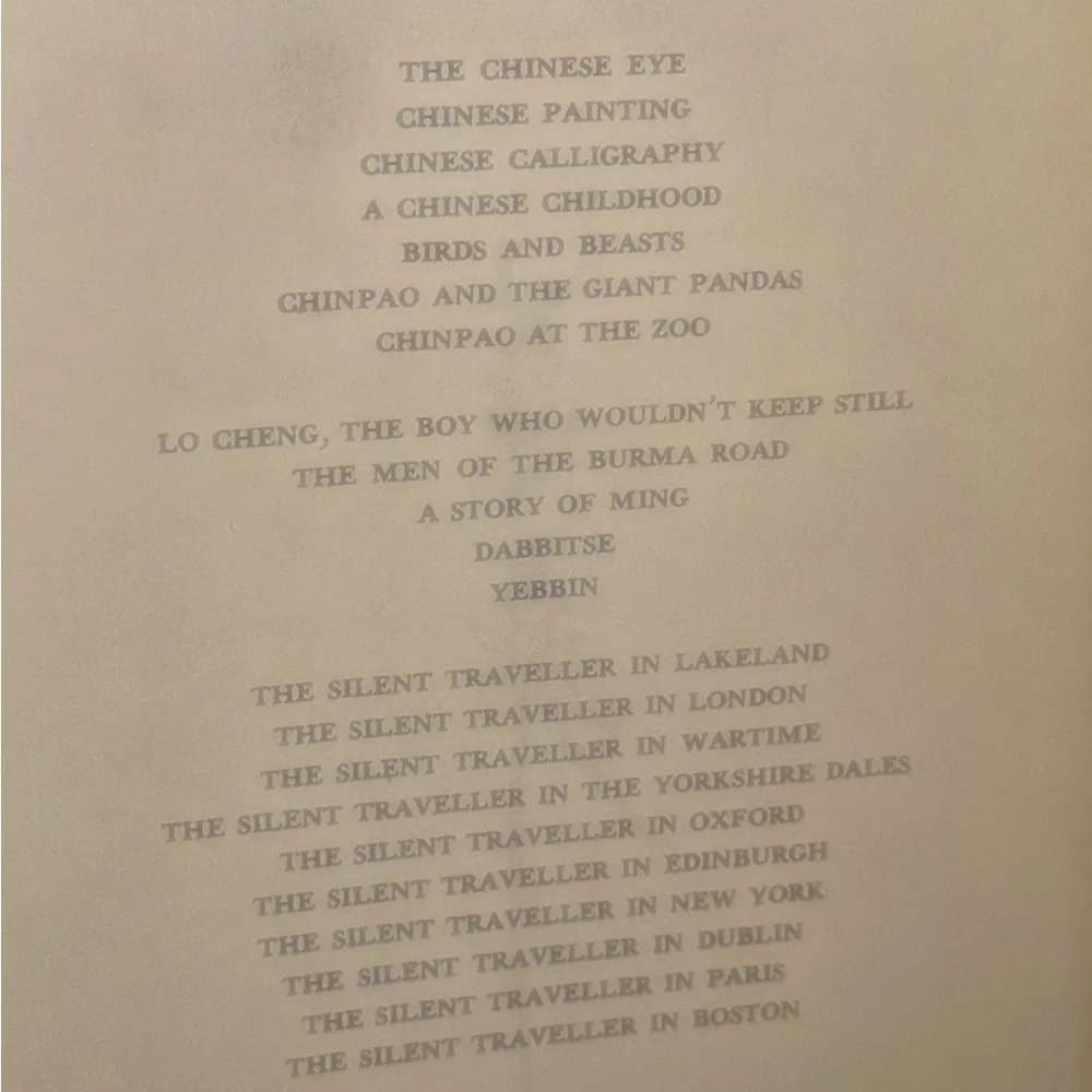 Silent Traveller in San Francisco by Chiang Yee 1960s Illustrated Travel 1st Ed.